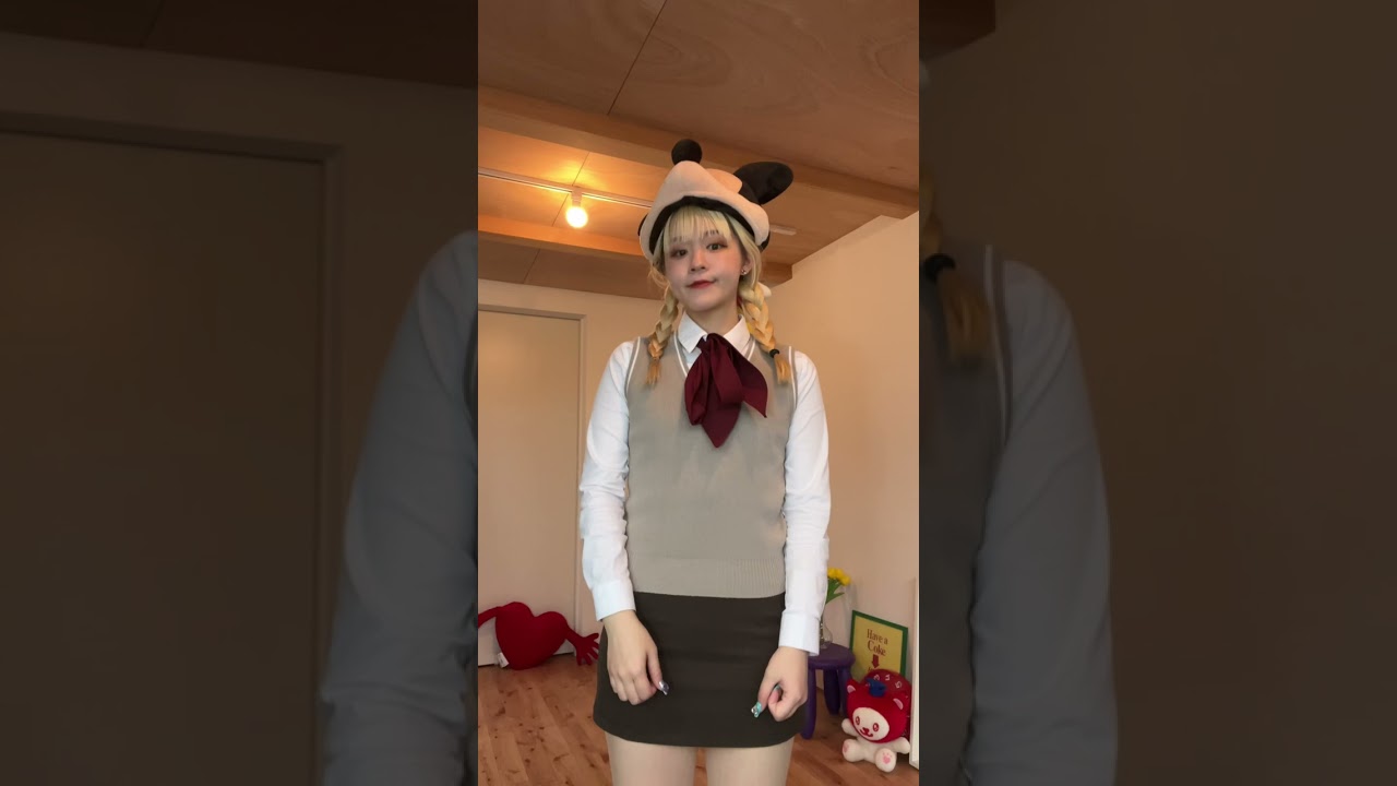 【韓国制服】『十八の瞬間』Netflix 他にて絶賛配信中📺ファッション系インフルエンサーSugarちゃんとコラボ！ #韓国ドラマ #韓ドラ #韓国ファッション  #らぶくまちゃん