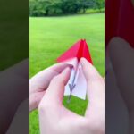 紙飛行機が信じられないくらい遠くまで飛ぶ？！　#検証 #検証シリーズ #tiktok #実験 #自由研究 #夏 #夏休み #vlog